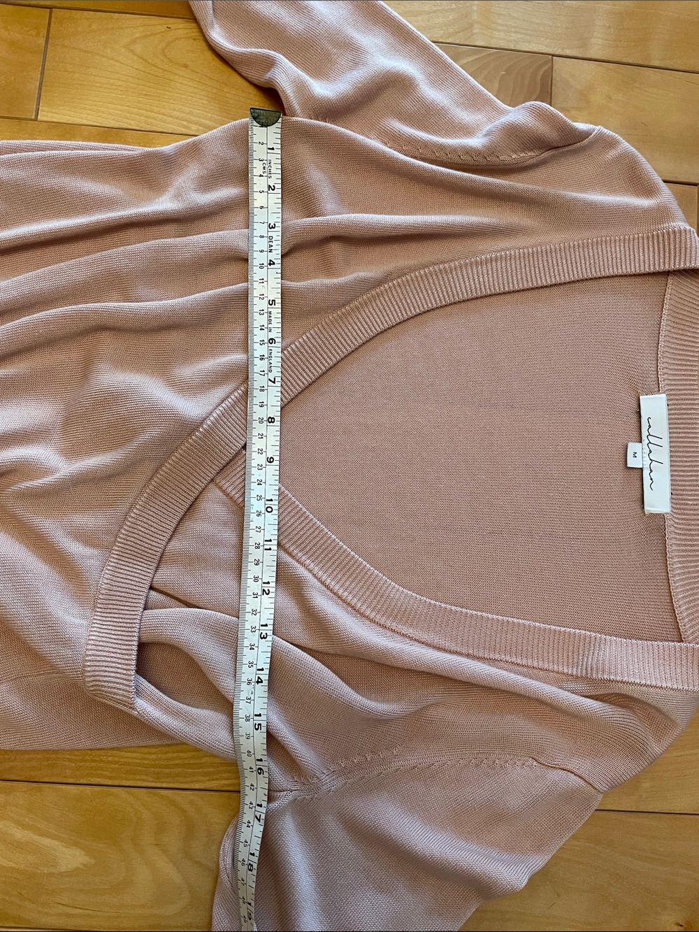 M   CALLAHAN  Blush Pink Draped V-Neck Sweater    REVOLVE - Picture 4 of 6